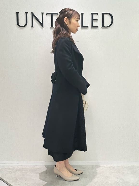 Miwaさんの「UNTITLED｜【日本製／2WAY衿】スタンドカラー ロングコート」を使ったコーディネート