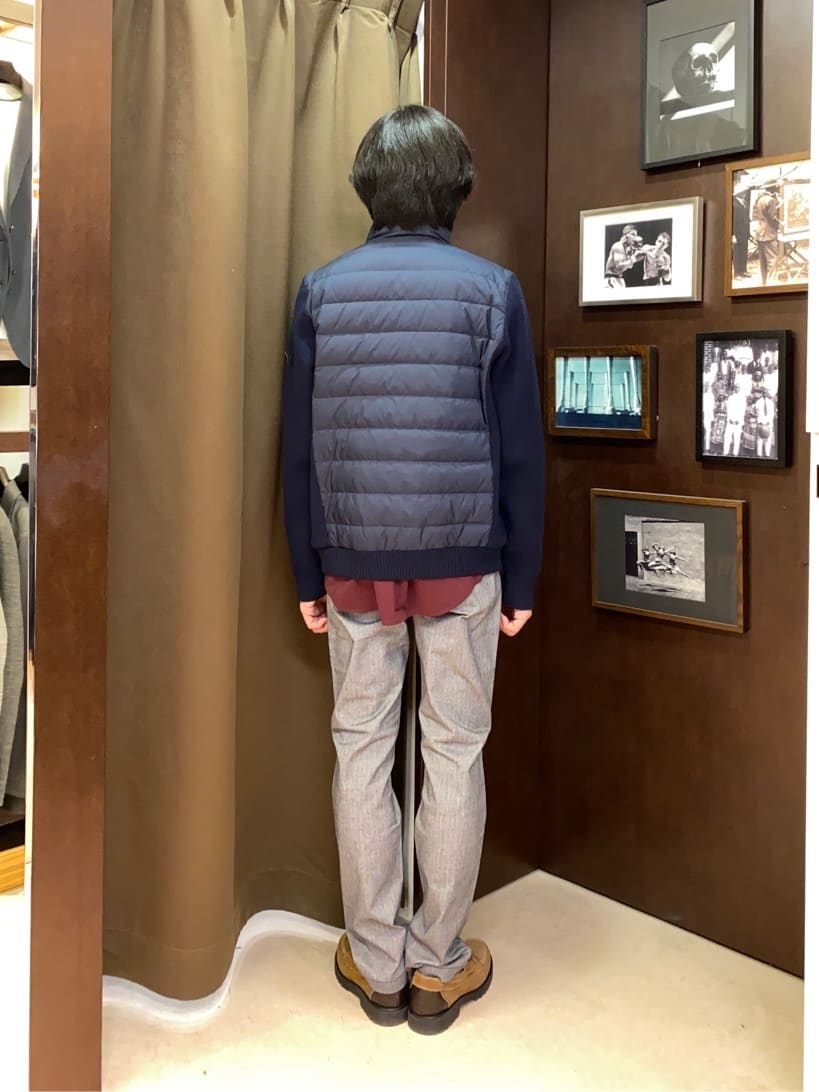 コバヤシさんの「TAKEO KIKUCHI｜【Made in JAPAN】播州織 ヘリンボン ストレート パンツ」を使ったコーディネート