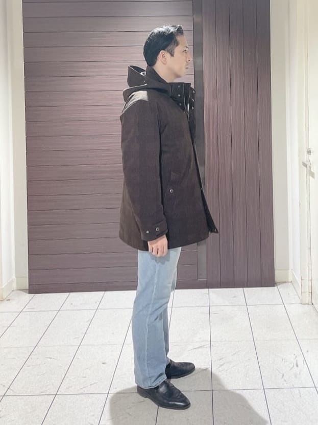 ToyoPさんの「TAKEO KIKUCHI｜【3WAY】ジャカード グレンチェック ダウンライナー ブルゾン」を使ったコーディネート