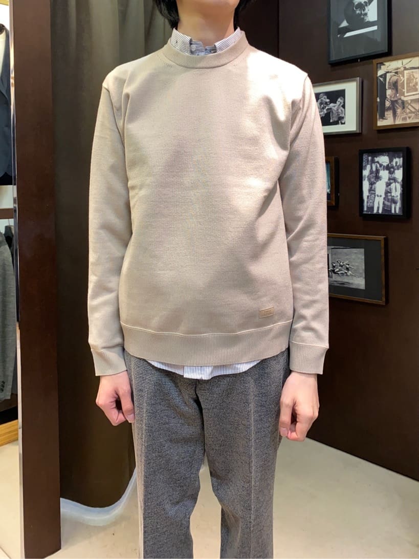 コバヤシさんの「TAKEO KIKUCHI｜ハットモチーフ ジャカード ストライプ シャツ」を使ったコーディネート