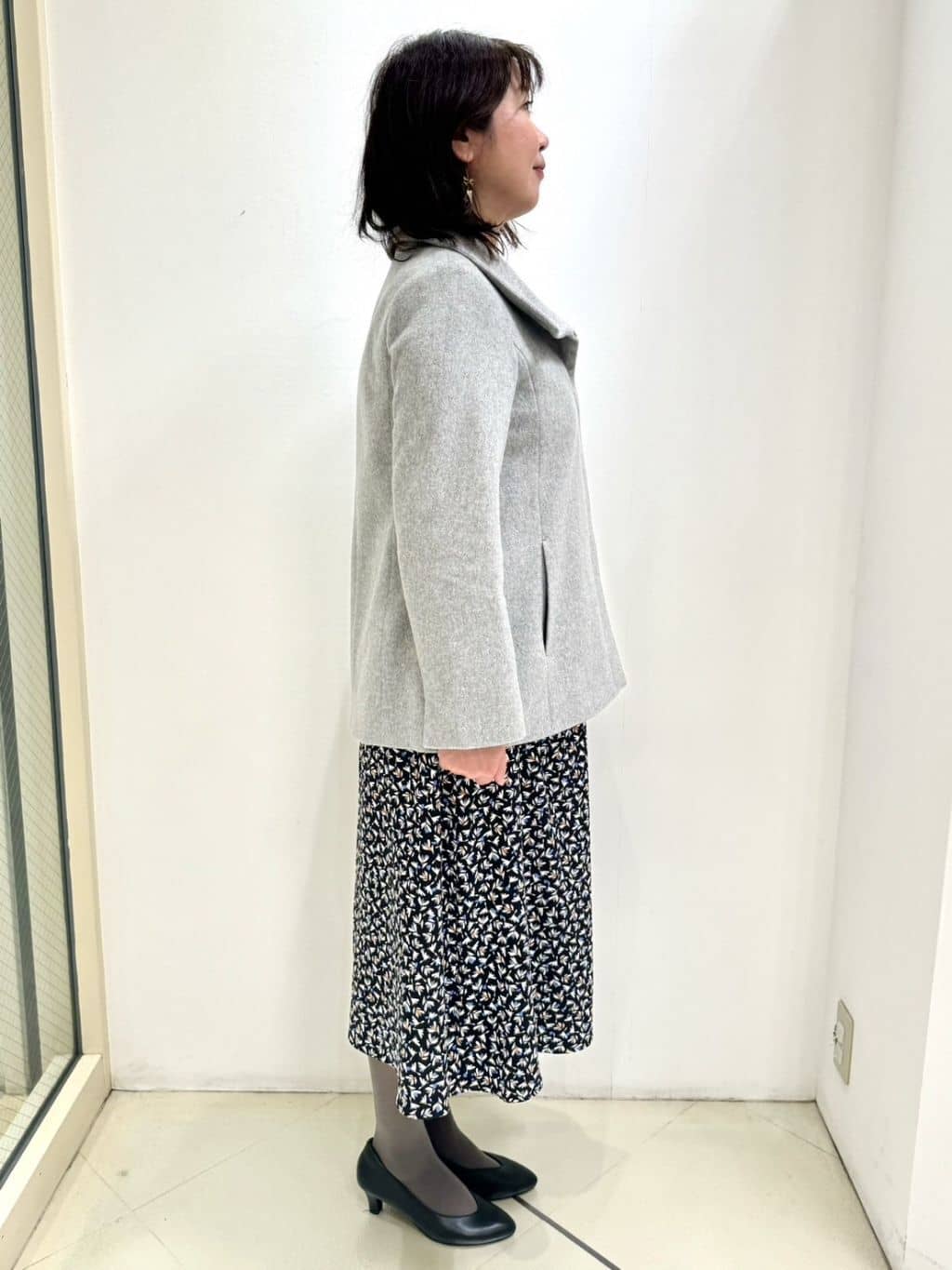 Mayさんの「Reflect｜◆【夏SALE／フォーマル/通勤にも使える】スクエアフォルムバッグ」を使ったコーディネート