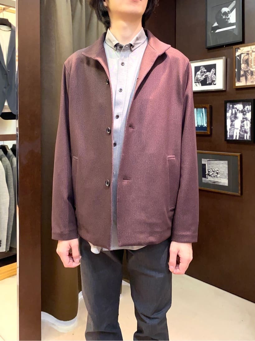コバヤシさんの「TAKEO KIKUCHI｜【Made in JAPAN】播州織 ヘリンボン ストレート パンツ」を使ったコーディネート