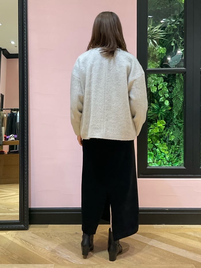 maruさんの「DRESSTERIOR｜◆コーデュロイイージースカート」を使ったコーディネート