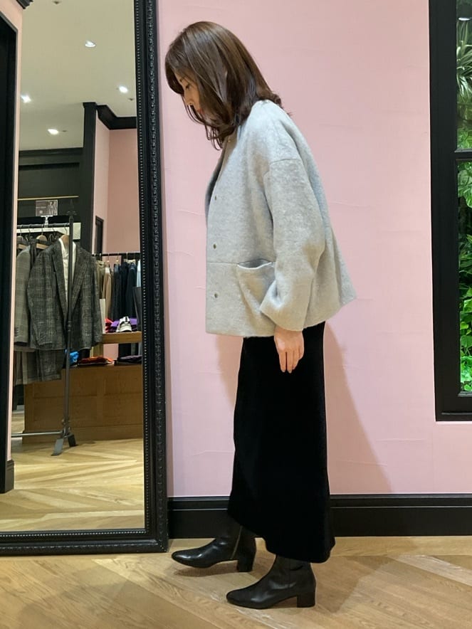 maruさんの「DRESSTERIOR｜◆コーデュロイイージースカート」を使ったコーディネート