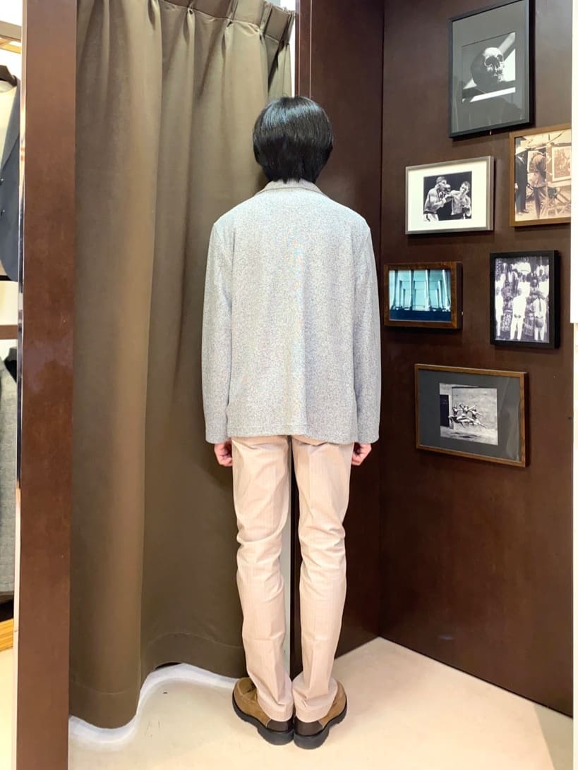 コバヤシさんの「TAKEO KIKUCHI｜【Made in JAPAN】播州織 ヘリンボン ストレート パンツ」を使ったコーディネート
