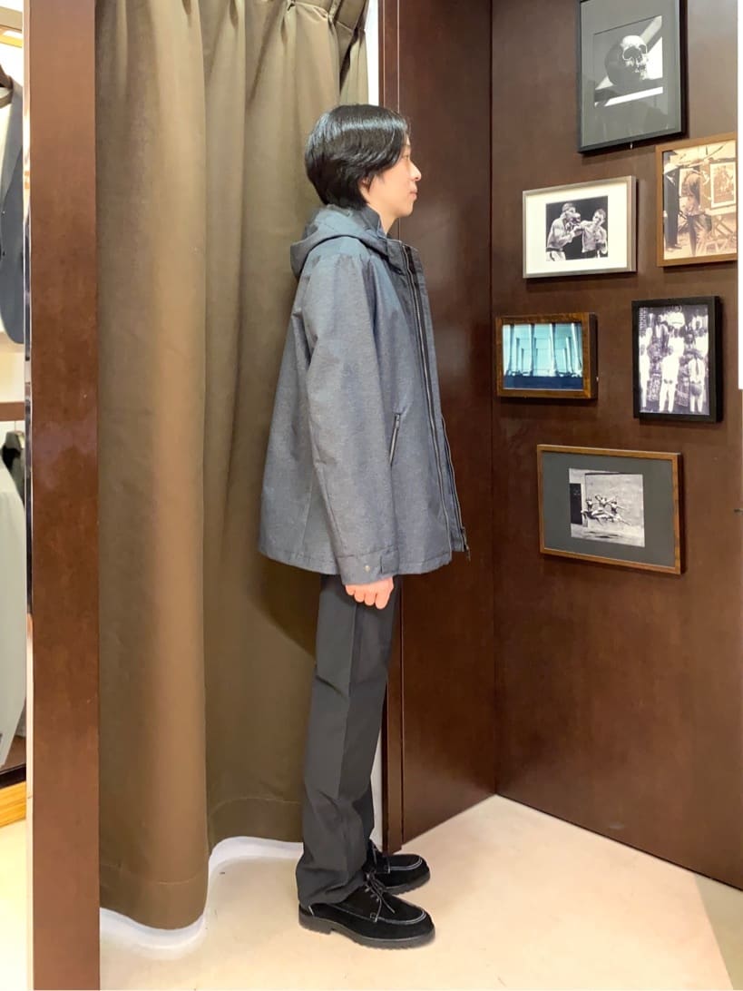 コバヤシさんの「TAKEO KIKUCHI｜【Made in JAPAN】播州織 ストレッチ パンツ」を使ったコーディネート