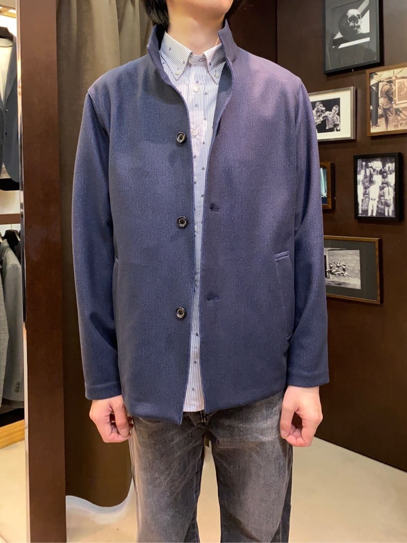 コバヤシさんの「TAKEO KIKUCHI｜ハットモチーフ ジャカード ストライプ シャツ」を使ったコーディネート