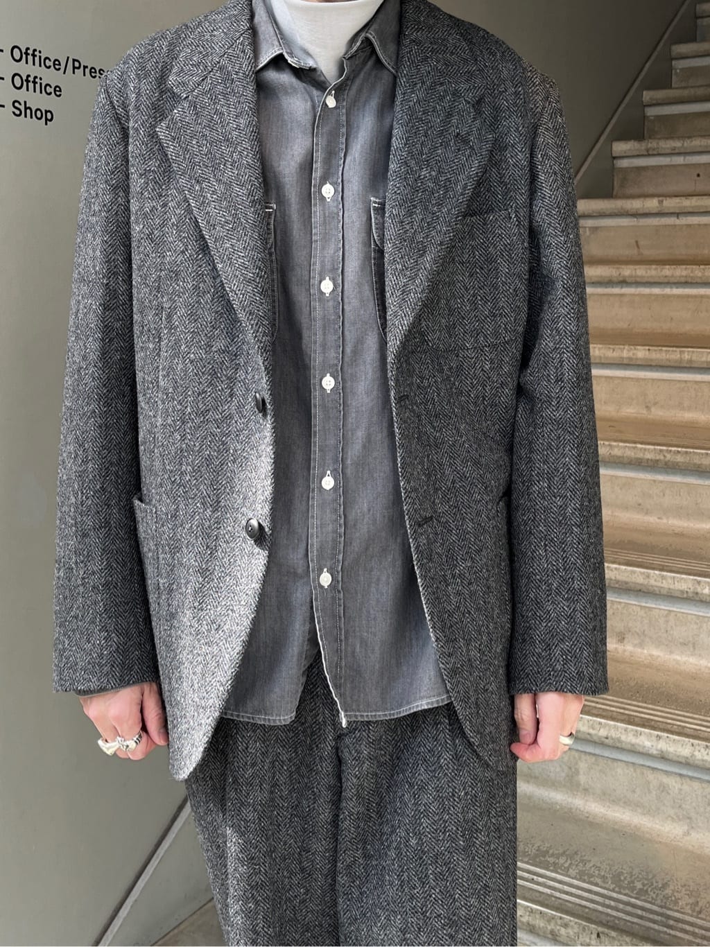 Shintaroさんの「TAKEO KIKUCHI｜40ct＆525 キルトモンクストラップシューズ」を使ったコーディネート