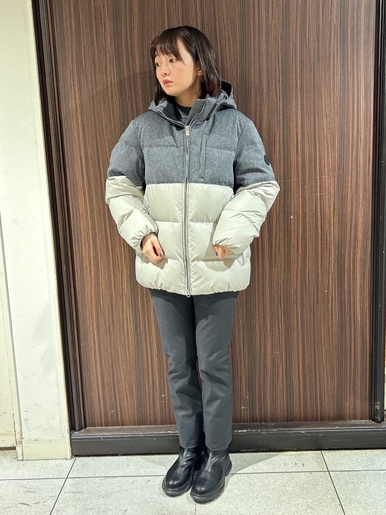 さやさんの「TAKEO KIKUCHI｜【全7サイズ&times;8色展開！】トップマルチヘリンボン パンツ」を使ったコーディネート