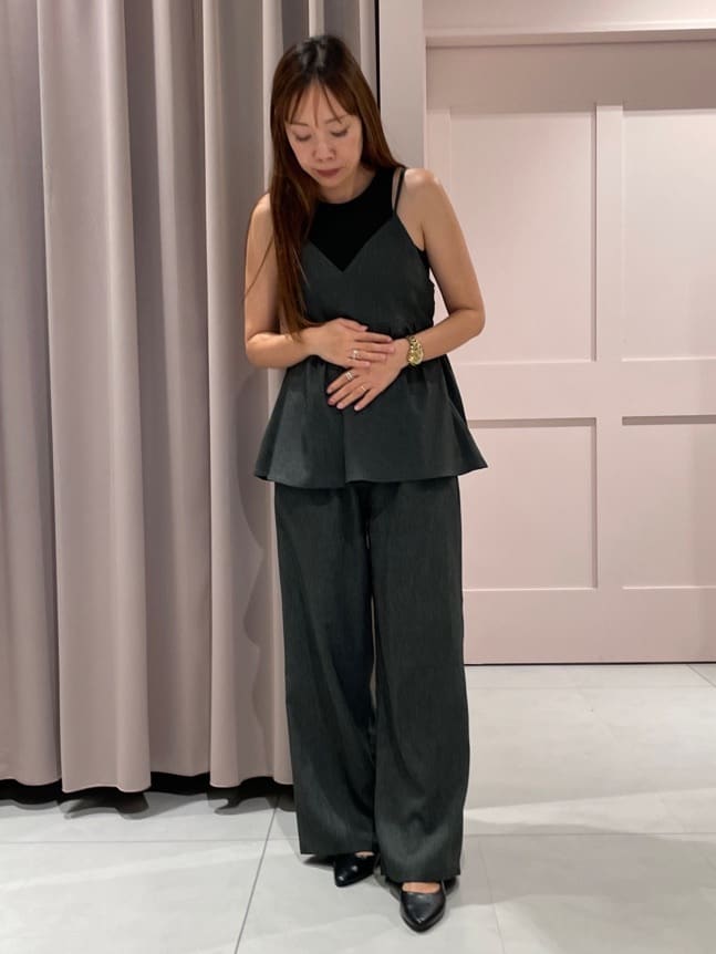 maiさんの「ESPERANZA｜《定番》晴雨兼用クッションフラットパンプス」を使ったコーディネート