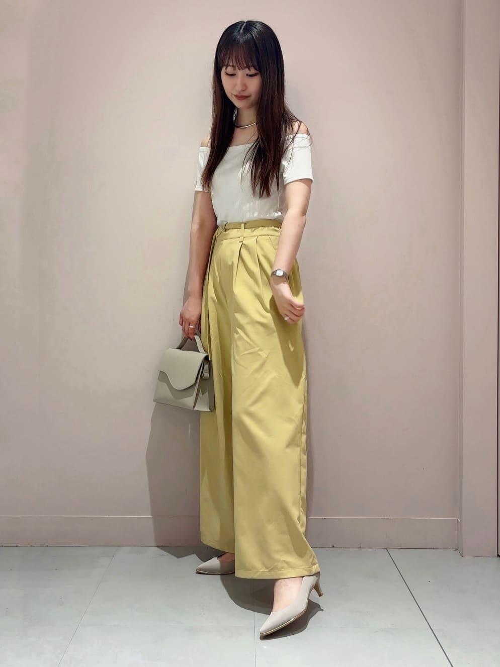 RINAさんの「ESPERANZA｜疲れにくいパンプスNeo＜約5.5cmヒール＞ 歩きやすい」を使ったコーディネート