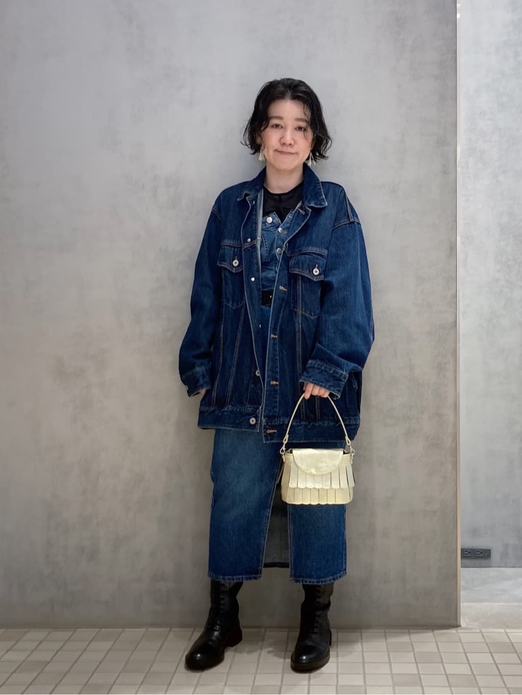 Cさんの「HIROKO HAYASHI｜FRANGIA（フランジャ）ミニショルダーバッグ」を使ったコーディネート