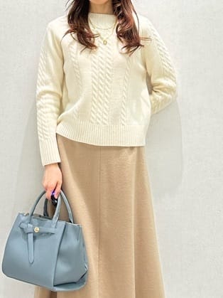 Miwaさんの「UNTITLED｜【日本製／2WAY衿】スタンドカラー ロングコート」を使ったコーディネート