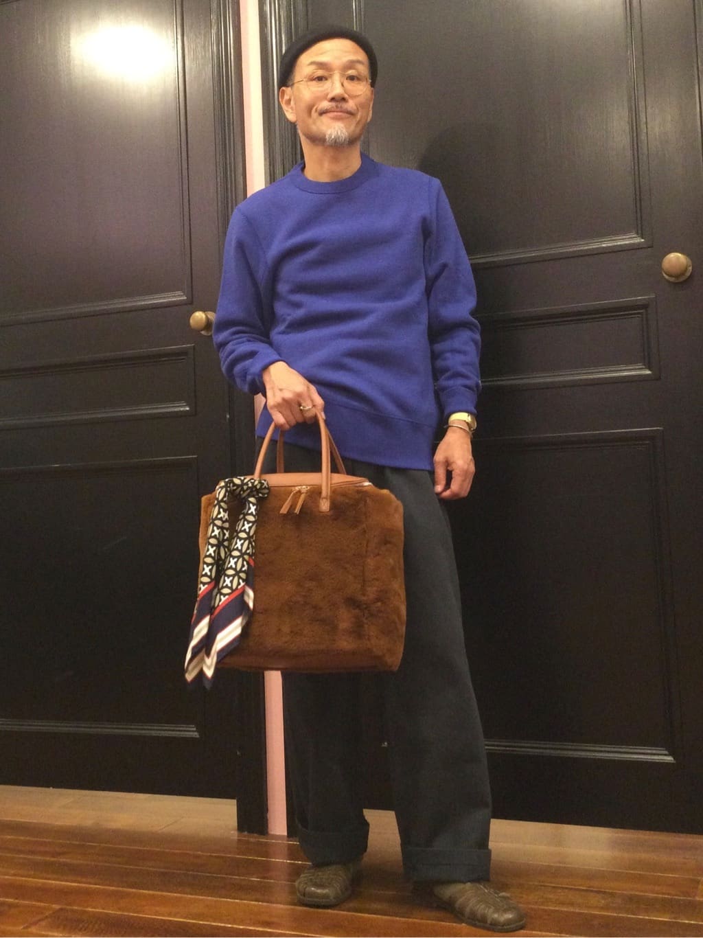 torigoeさんの「DRESSTERIOR｜オーバーラップサークルシルクスカーフ」を使ったコーディネート