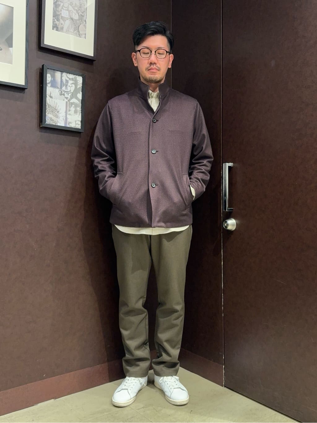 shuheiさんの「TAKEO KIKUCHI｜【DOWN FABRIC】ダウンファブリック スタンドカラーブルゾン」を使ったコーディネート