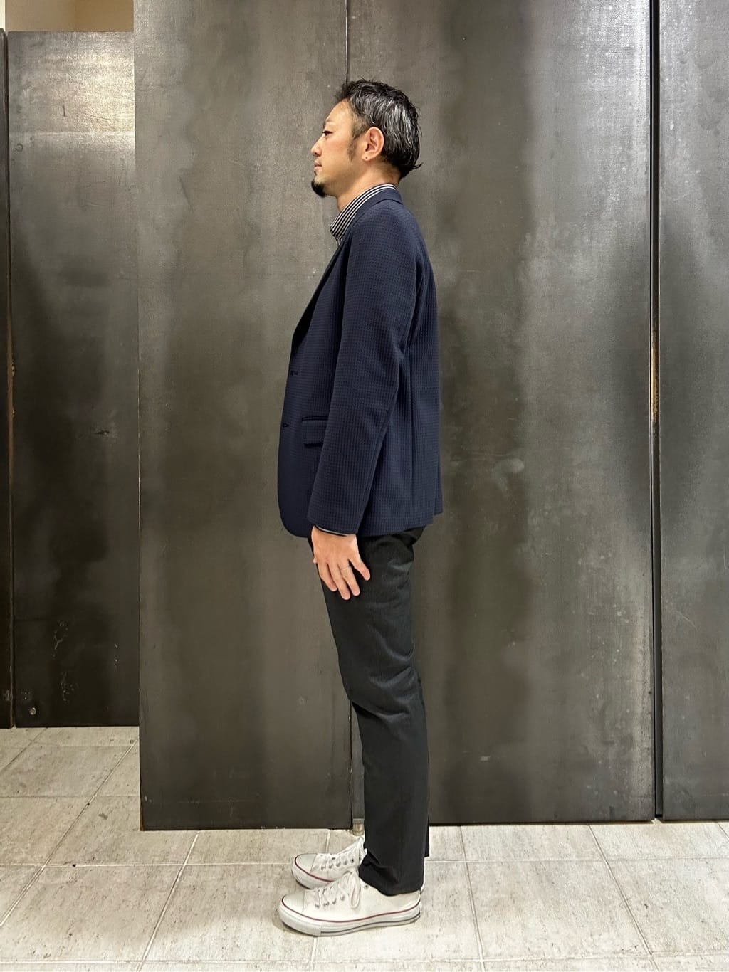 coheyさんの「TAKEO KIKUCHI｜【抗菌防臭】クロスウィーブ ジャケット」を使ったコーディネート