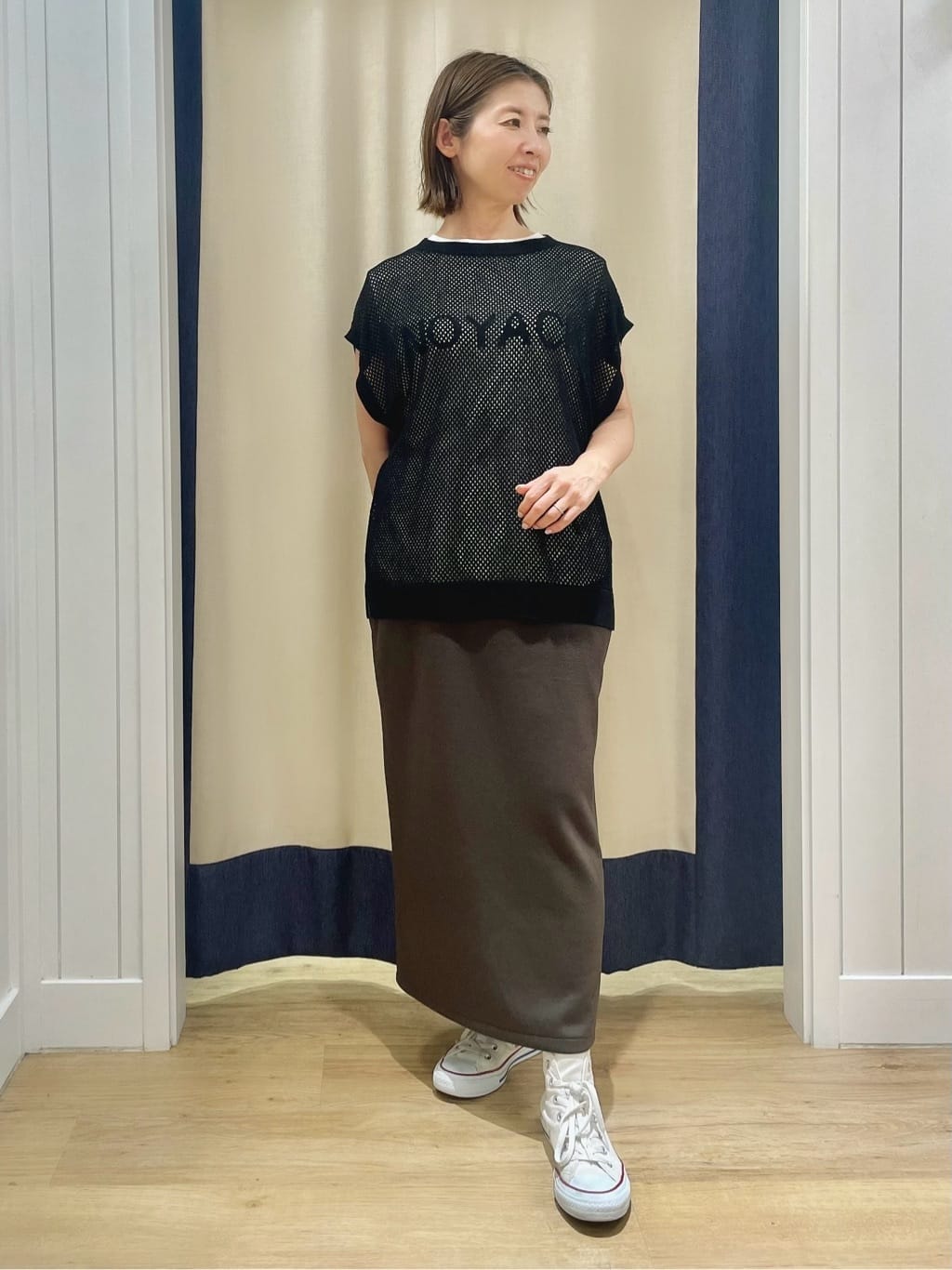 Akiさんの「Dessin｜【CONVERSE/コンバース】ハイカット」を使ったコーディネート