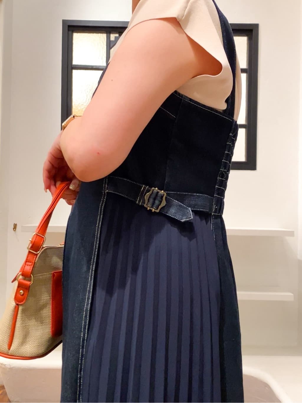 Harukaさんの「grove｜キレイに決まる!脇プリーツジャンドレ」を使ったコーディネート