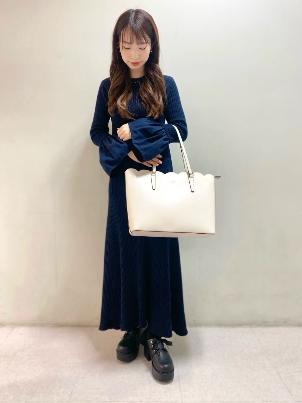 sakiさんの「ESPERANZA｜厚底レースアップシューズ」を使ったコーディネート