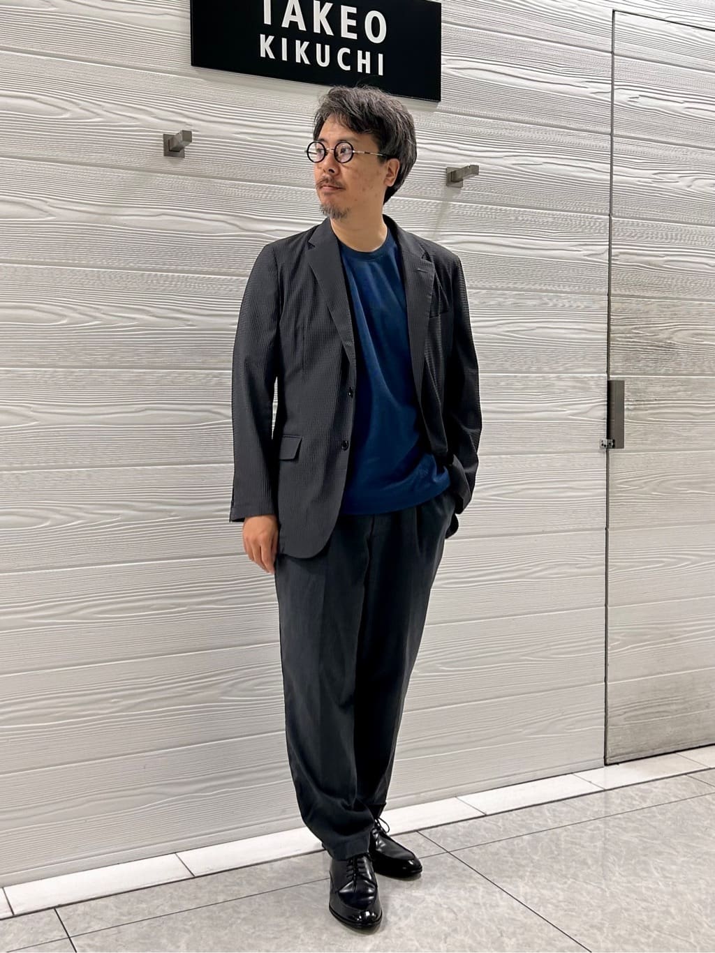 すーさんの「TAKEO KIKUCHI｜日本製 Uチップ ドレスシューズ」を使ったコーディネート