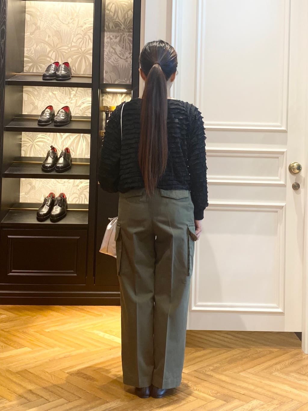 c.wさんの「DRESSTERIOR｜◆ソフトレザーバレエシューズ」を使ったコーディネート