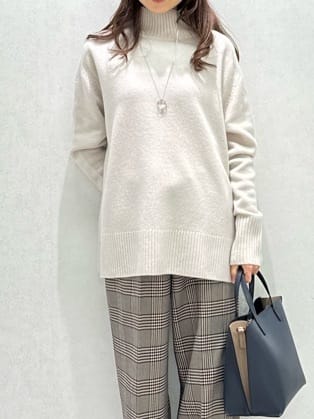 Miwaさんの「UNTITLED｜【日本製／2WAY衿】スタンドカラー ロングコート」を使ったコーディネート