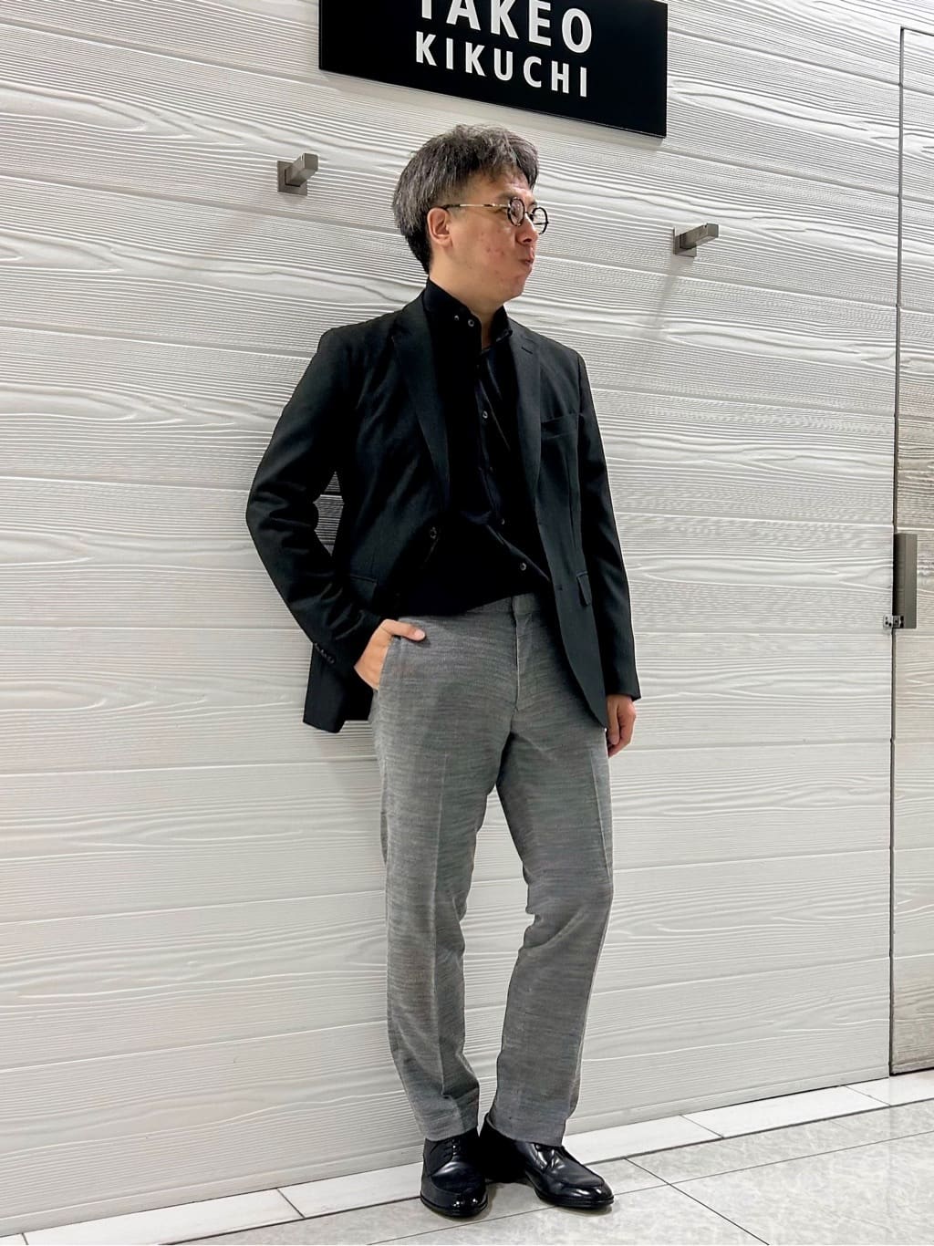 すーさんの「TAKEO KIKUCHI｜日本製 Uチップ ドレスシューズ」を使ったコーディネート