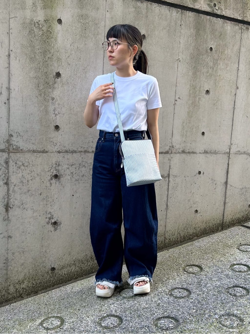 NICHIさんの「HIROKO HAYASHI｜OTTICA（オッティカ）ショルダーバッグ」を使ったコーディネート