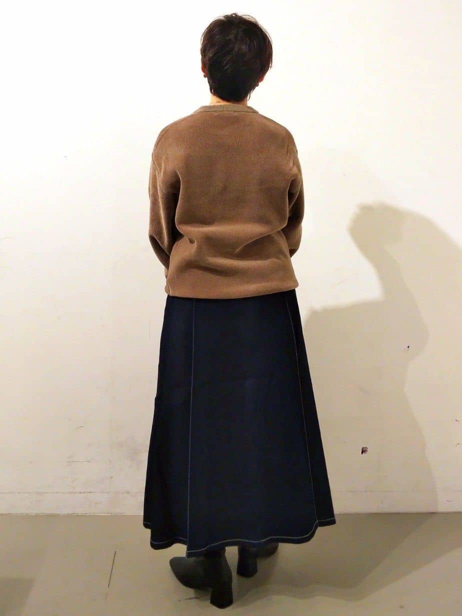 kodamaさんの「THE SHOP TK｜シーズンレスで使える デニムタックスカート/洗える」を使ったコーディネート