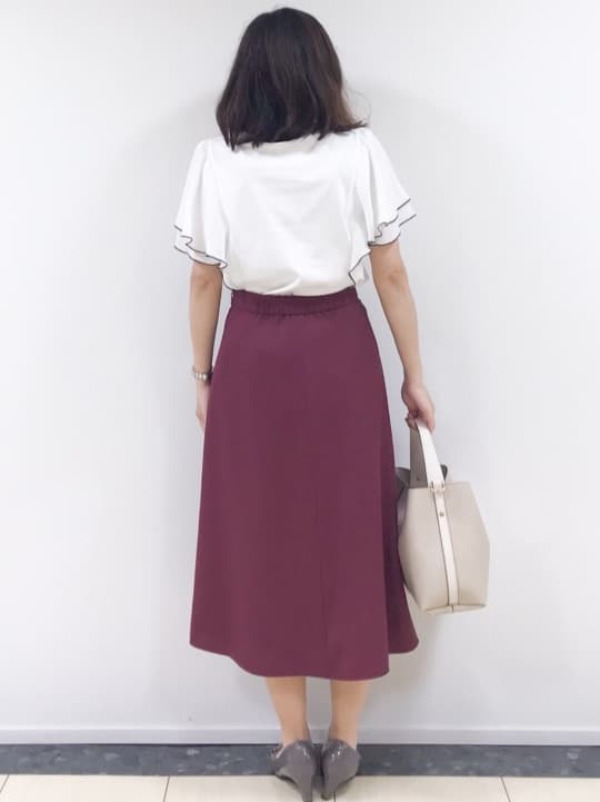 yukinaさんの「COUP DE CHANCE｜【2WAY】フェイクスエードコンビ ワンハンドルバッグ」を使ったコーディネート