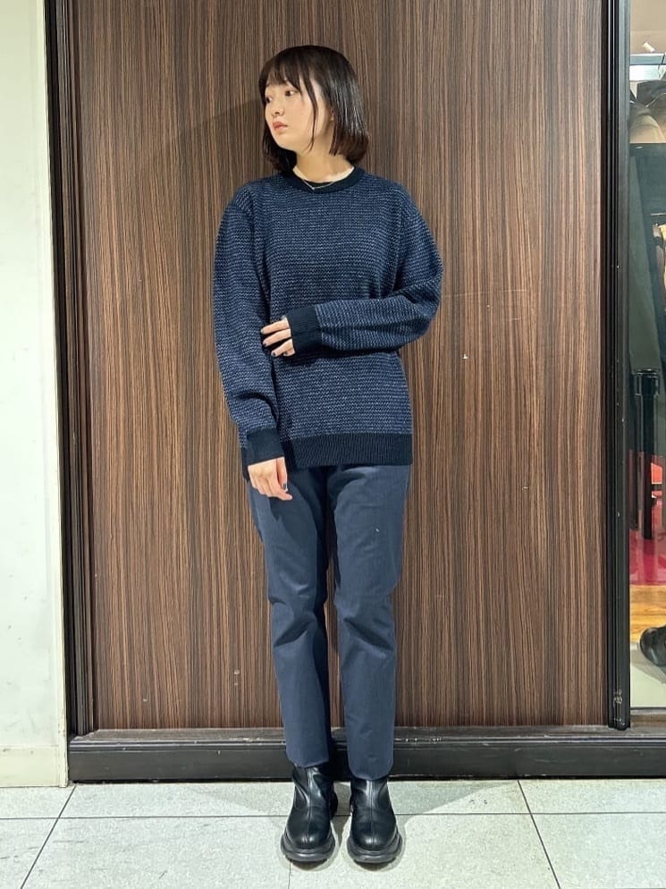 さやさんの「TAKEO KIKUCHI｜【全7サイズ&times;8色展開！】トップマルチヘリンボン パンツ」を使ったコーディネート