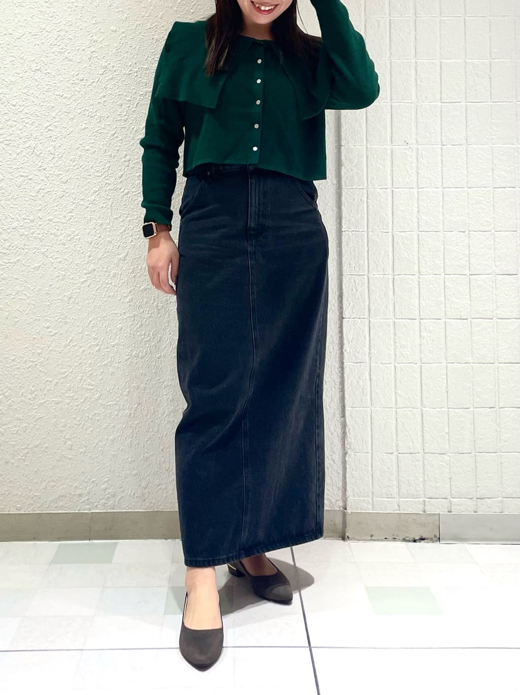 SEIKOさんの「ESPERANZA｜《定番》晴雨兼用クッションフラットパンプス」を使ったコーディネート