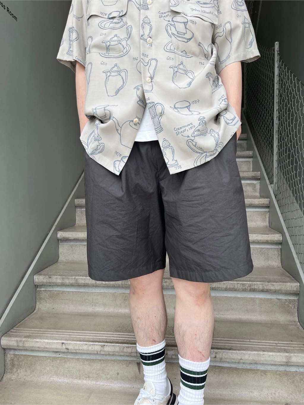 Shintaroさんの「TAKEO KIKUCHI｜ラスタウォーカー スポーツソックス」を使ったコーディネート