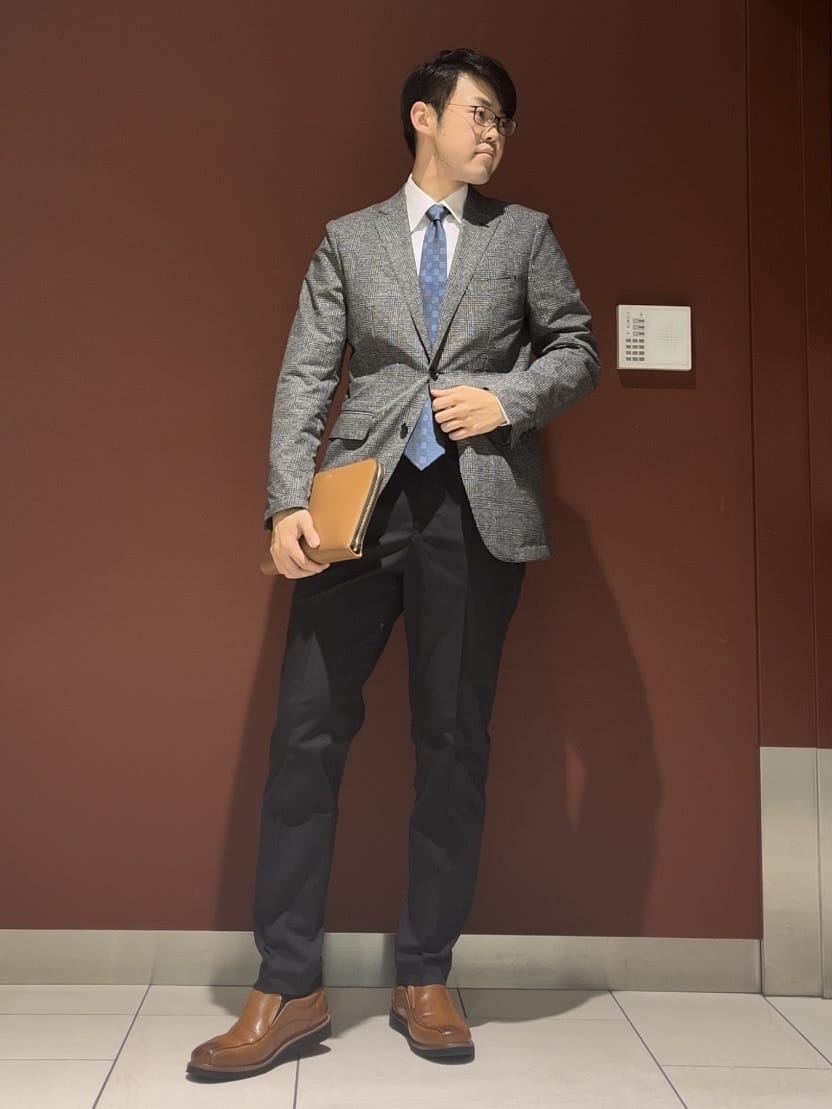 ジュンさんの「TAKEO KIKUCHI｜【Made in JAPAN】市松紋 ドレスシャツ」を使ったコーディネート