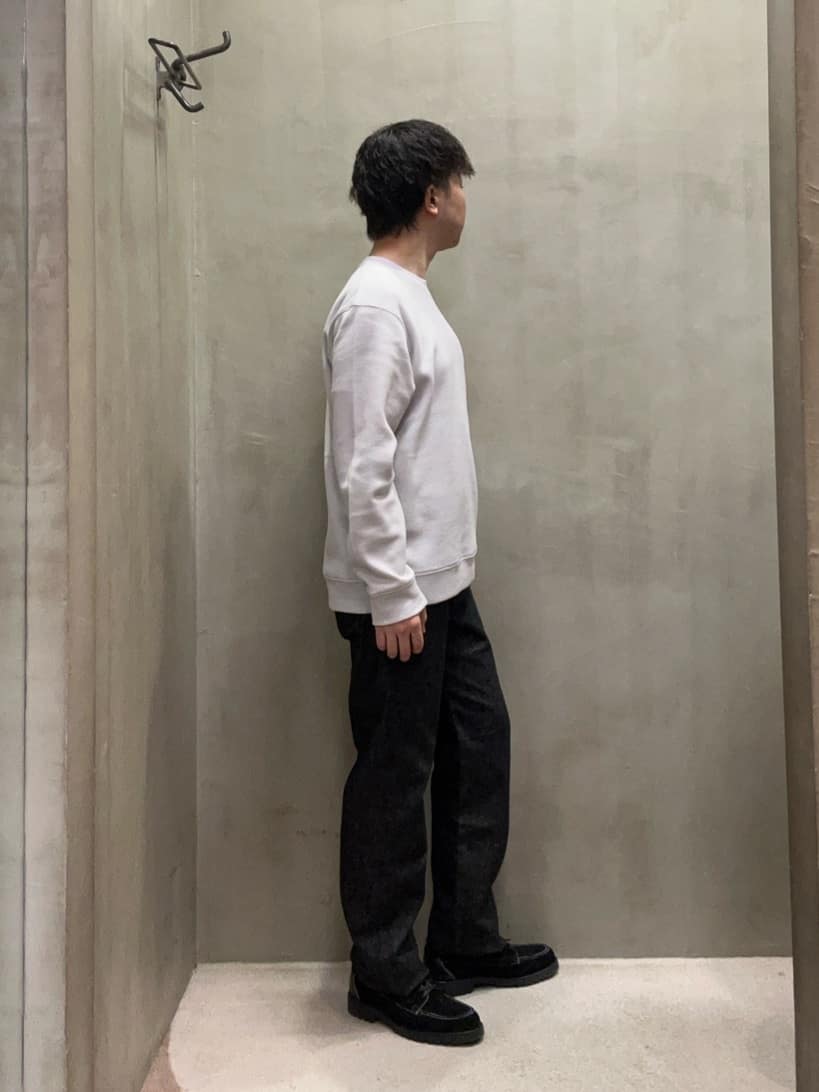 コウノ モトヤさんの「TAKEO KIKUCHI｜【モンスターストレッチ】日本製 ワンウォッシュ デニムパンツ」を使ったコーディネート