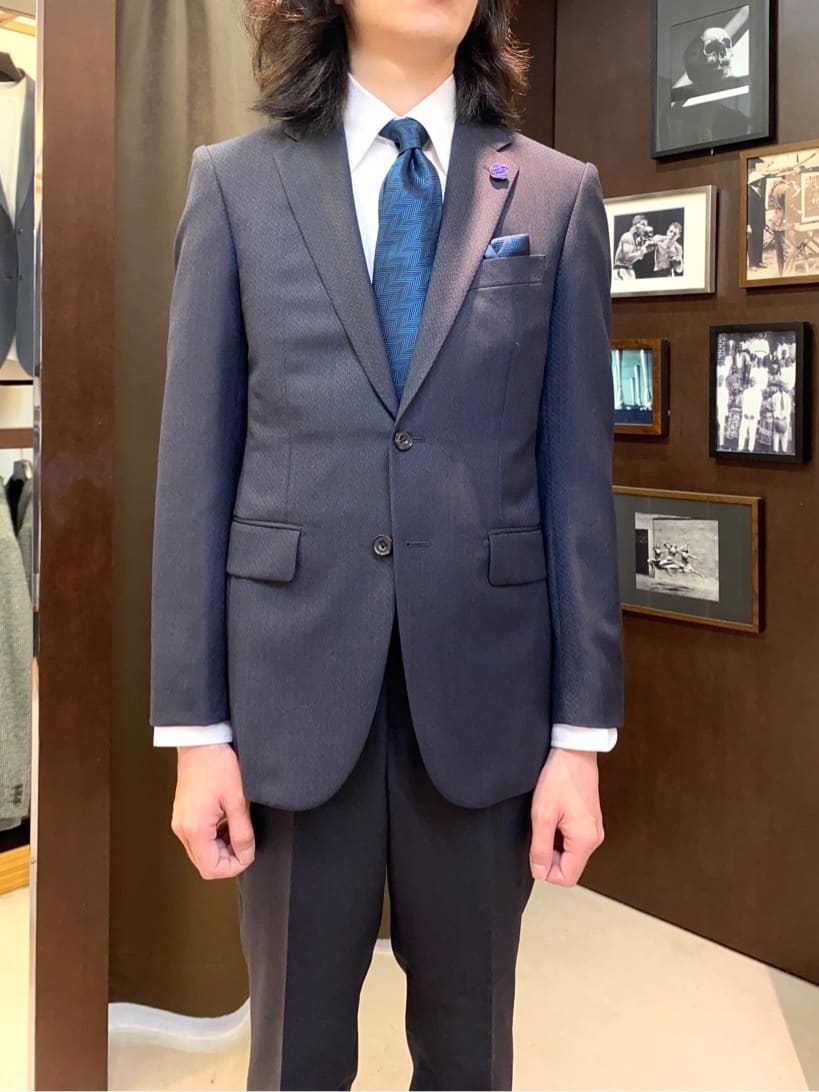 コバヤシさんの「TAKEO KIKUCHI｜【Made in JAPAN】矢絣（やがすり）スーツ／スリーピース対応」を使ったコーディネート