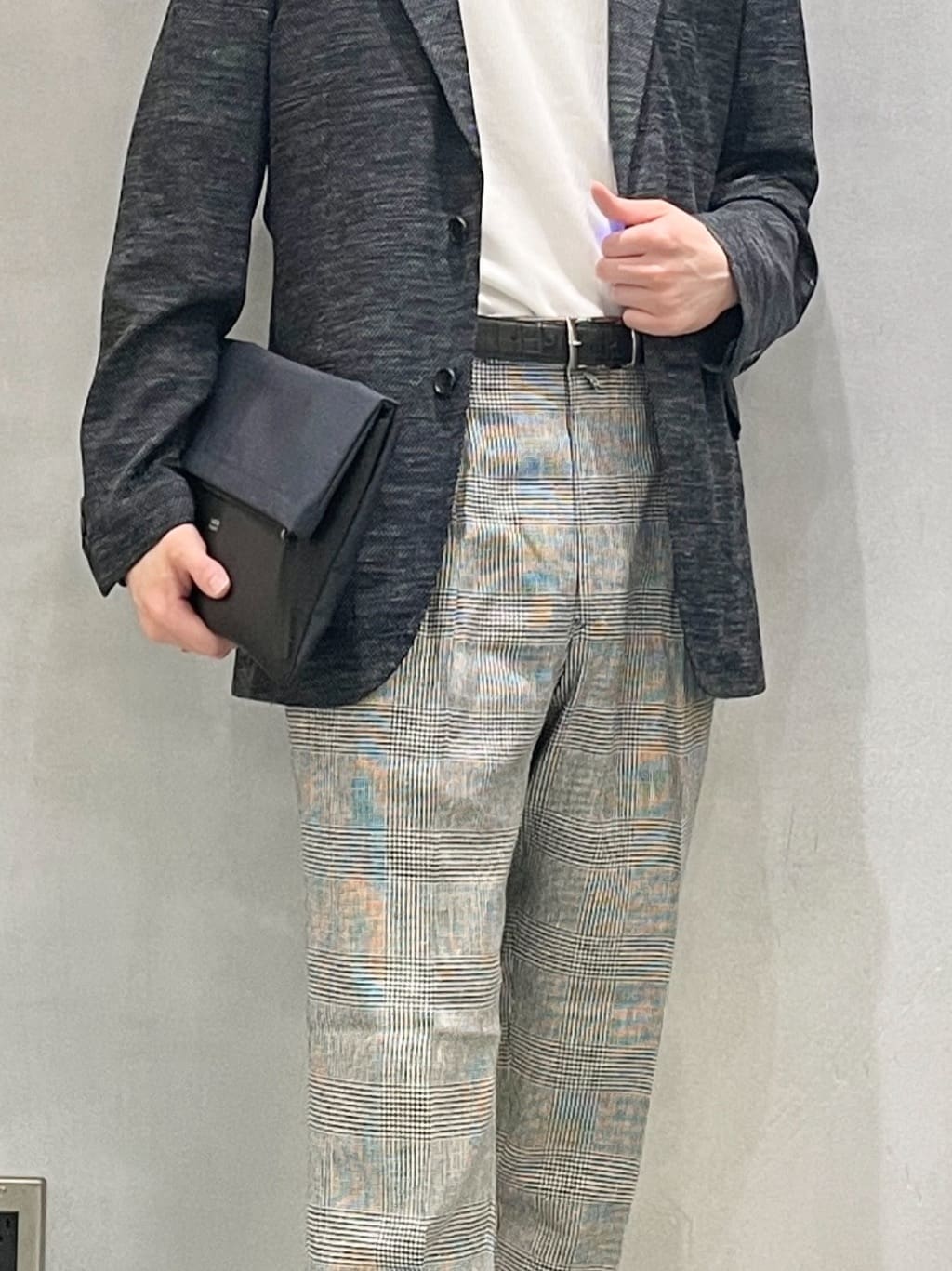 Tightさんの「TAKEO KIKUCHI｜【尾州織】リネンブレンド メッシュ ジャケット」を使ったコーディネート