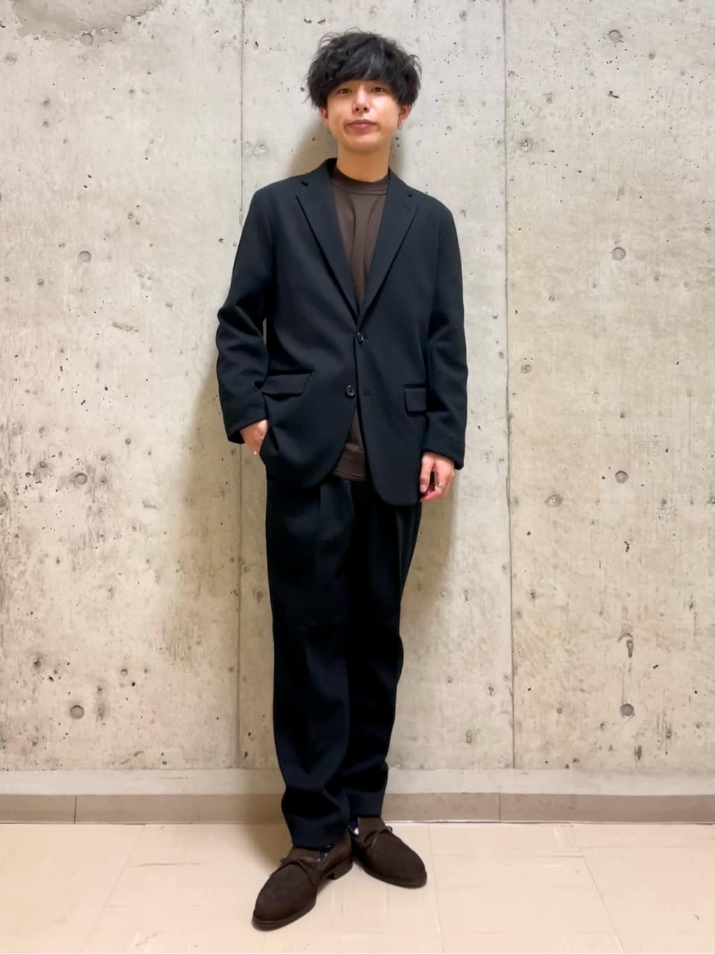 すずきさんの「TAKEO KIKUCHI｜【抗菌防臭】クロスウィーブ ジャケット」を使ったコーディネート