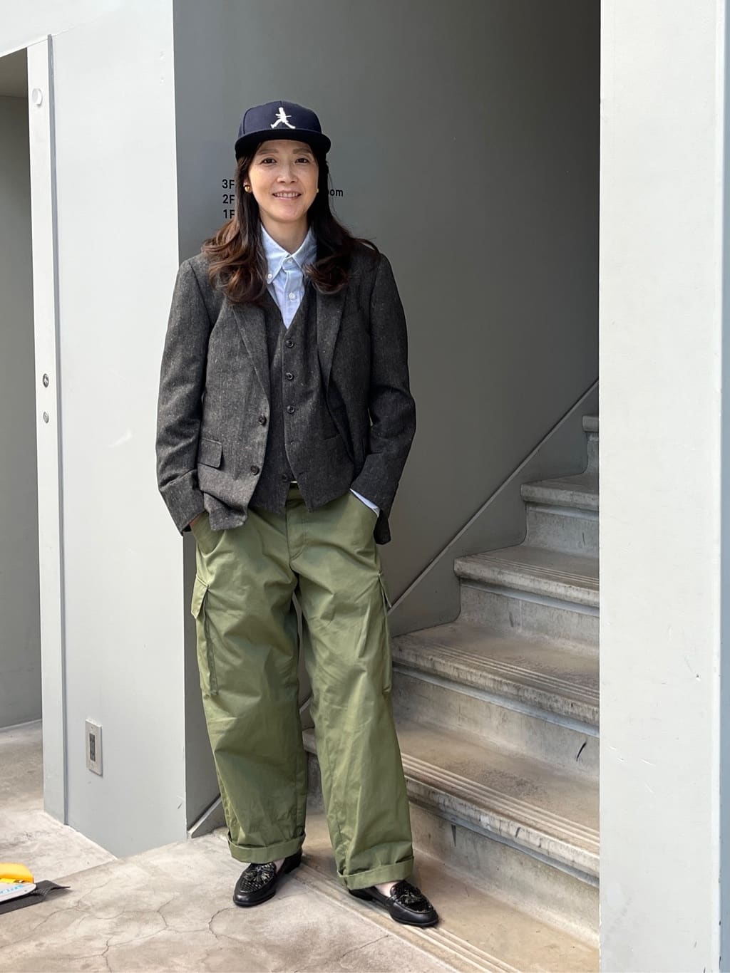 神野（jinno）さんの「TAKEO KIKUCHI｜【Sサイズ～】ラスタウォーカー ボタンダウンシャツ」を使ったコーディネート