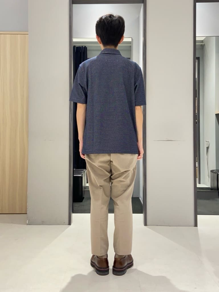 わいずみさんの「TAKEO KIKUCHI｜【抗菌防臭／9色5サイズ展開】ハニカムメランジ ポロシャツ」を使ったコーディネート