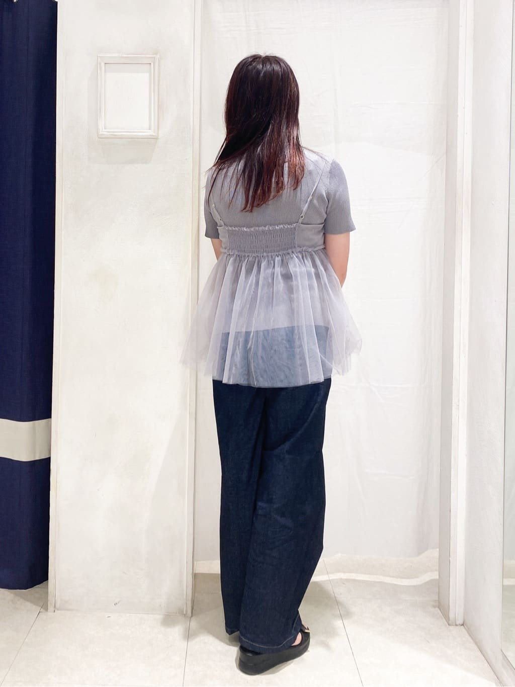 MaiMaiさんの「grove｜【SOMETHING&times;grove別注】LISAWIDE DENIM PANTS」を使ったコーディネート