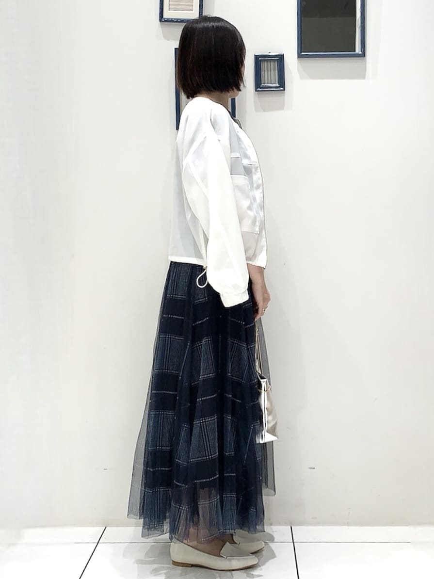 まぁさんさんの「grove｜メタルパーツローファーパンプス【晴雨兼用】」を使ったコーディネート