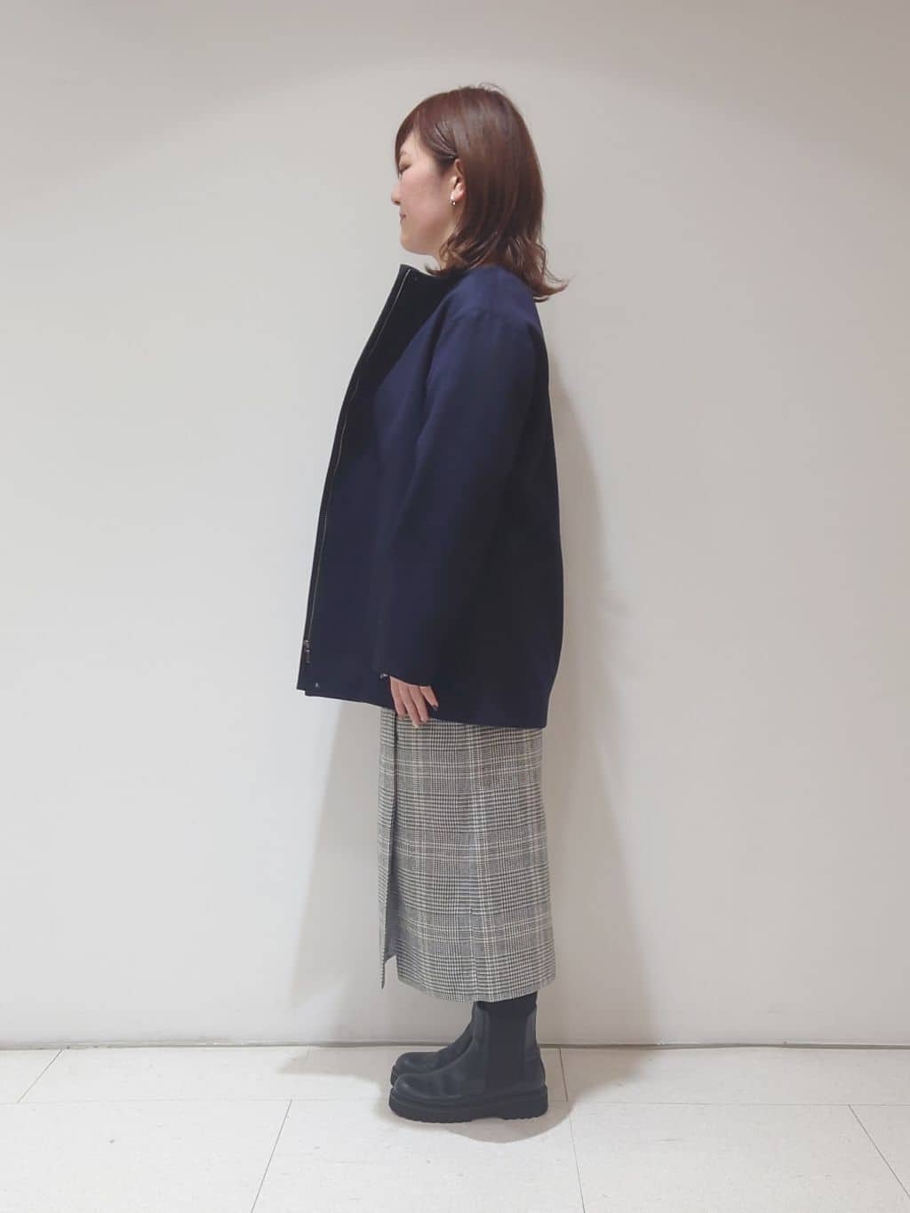 seiraさんの「INDIVI｜【2WAY／前後着用可能】ラメ入りトレンドニット」を使ったコーディネート