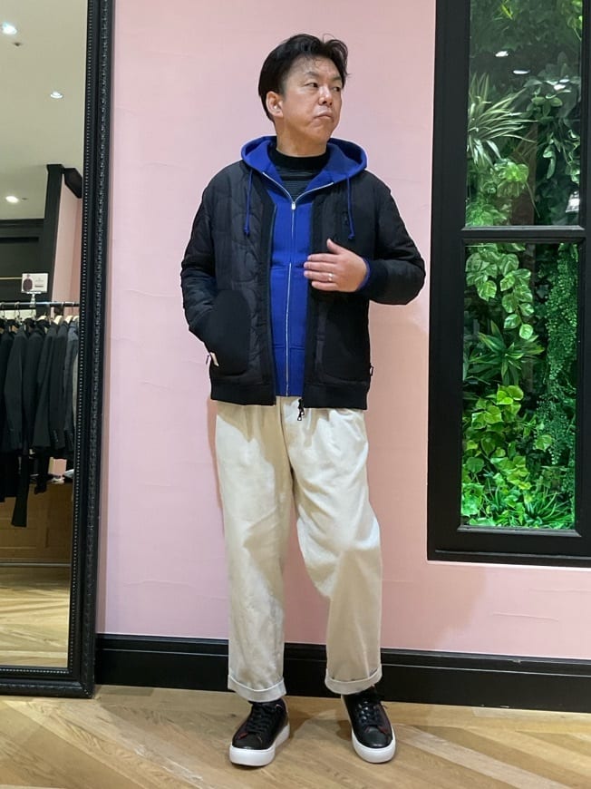 Nagaseさんの「DRESSTERIOR｜【ベストセラー】デキシー吊裏毛ジップアップパーカ」を使ったコーディネート