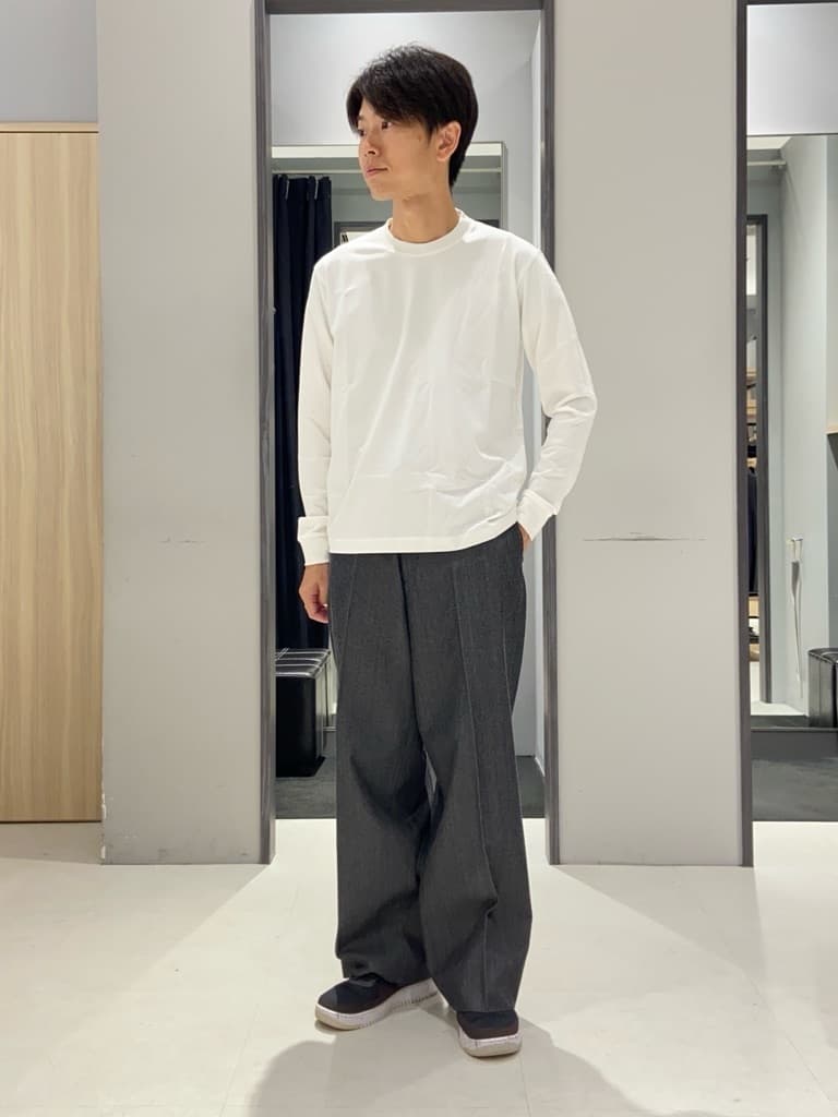 わいずみさんの「TAKEO KIKUCHI｜ディープブラック ジャケット」を使ったコーディネート
