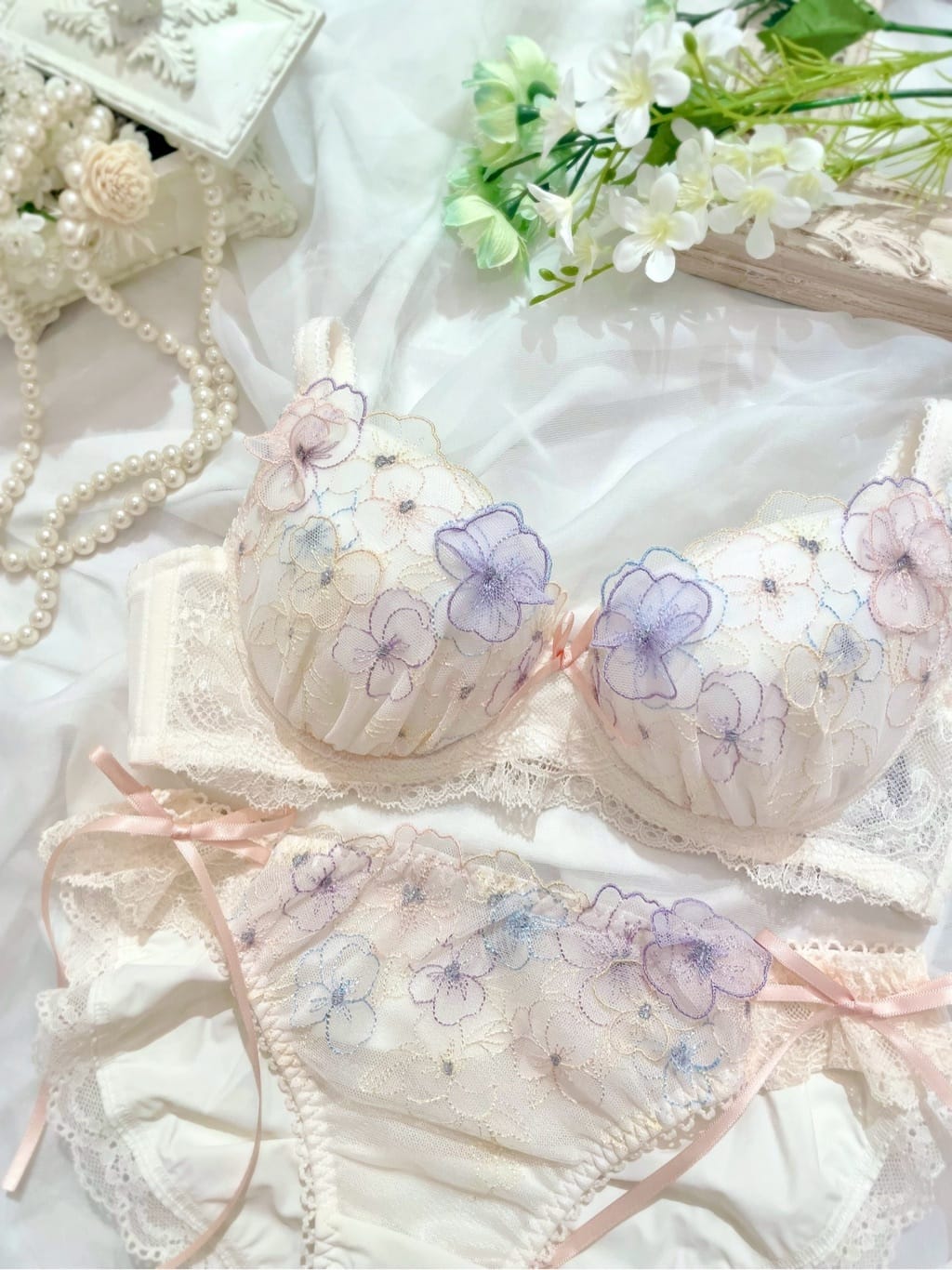 anさんの「Risa Magli｜フィオラ ブラジャー」を使ったコーディネート