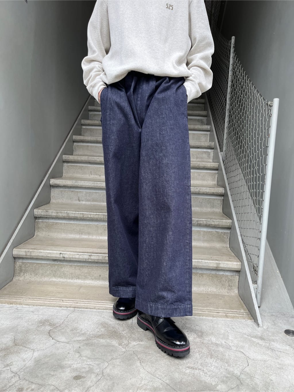 Shintaroさんの「TAKEO KIKUCHI｜40ct&525 厚底プレーントゥシューズ」を使ったコーディネート