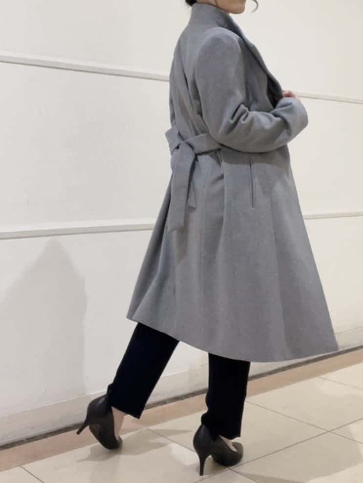 watanabeさんの「UNTITLED｜【日本製／2WAY衿】スタンドカラー ロングコート」を使ったコーディネート
