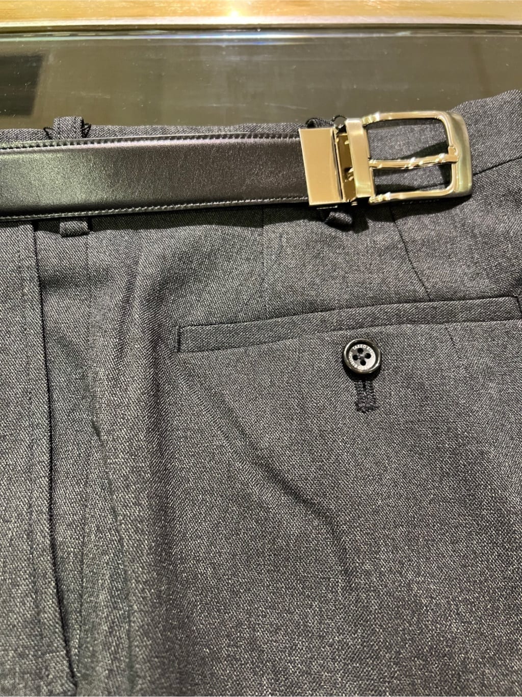 s___sさんの「TAKEO KIKUCHI｜デュプイ リバーシブル ベルト」を使ったコーディネート