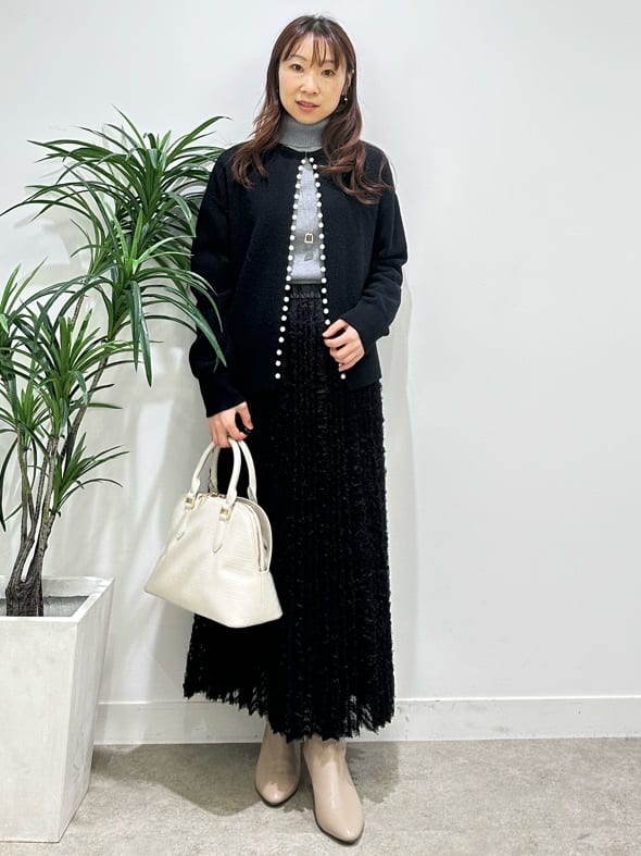 Miwaさんの「UNTITLED｜【日本製／2WAY衿】スタンドカラー ロングコート」を使ったコーディネート